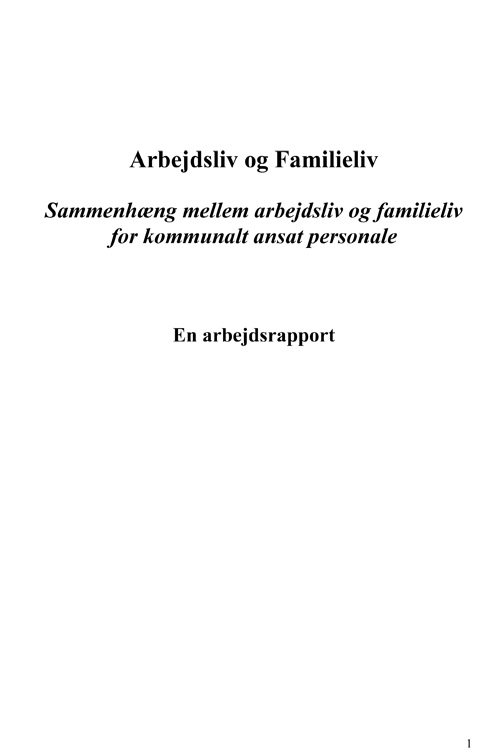 Arbejdsliv-og-Familieliv---Sammenhëng-for-kommunalt-ansat-personale