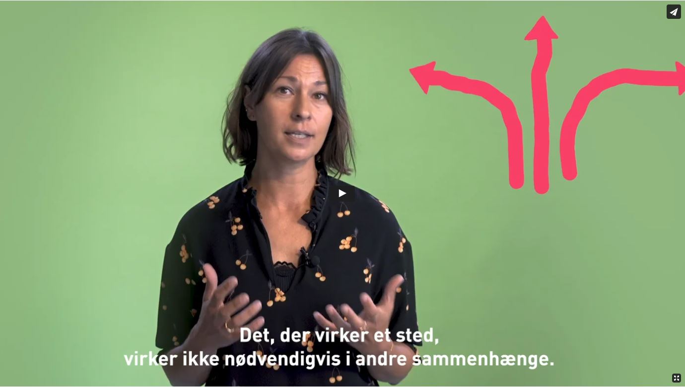 Se video 3: Prøvehandlinger